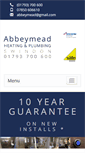 Mobile Screenshot of abbeymeadheating.co.uk